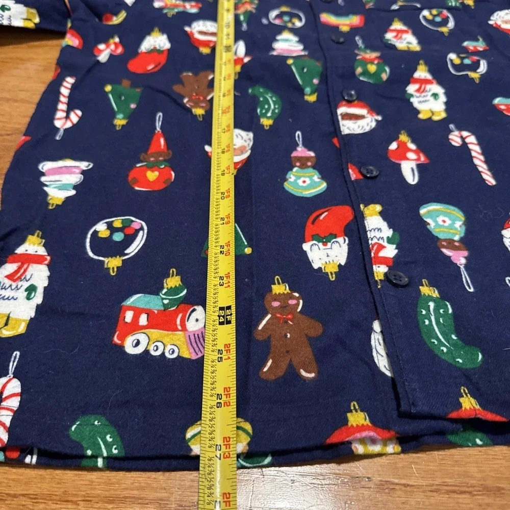 Hanna Andersson Adult S Holiday Heirloom Ornaments Pajamas Flannel Pant Top Xmas